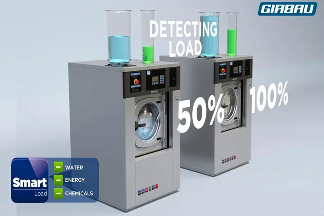Ahorro de Agua, Energía y Productos Químicos · Lavadora centrifuga Girbau HS-6057