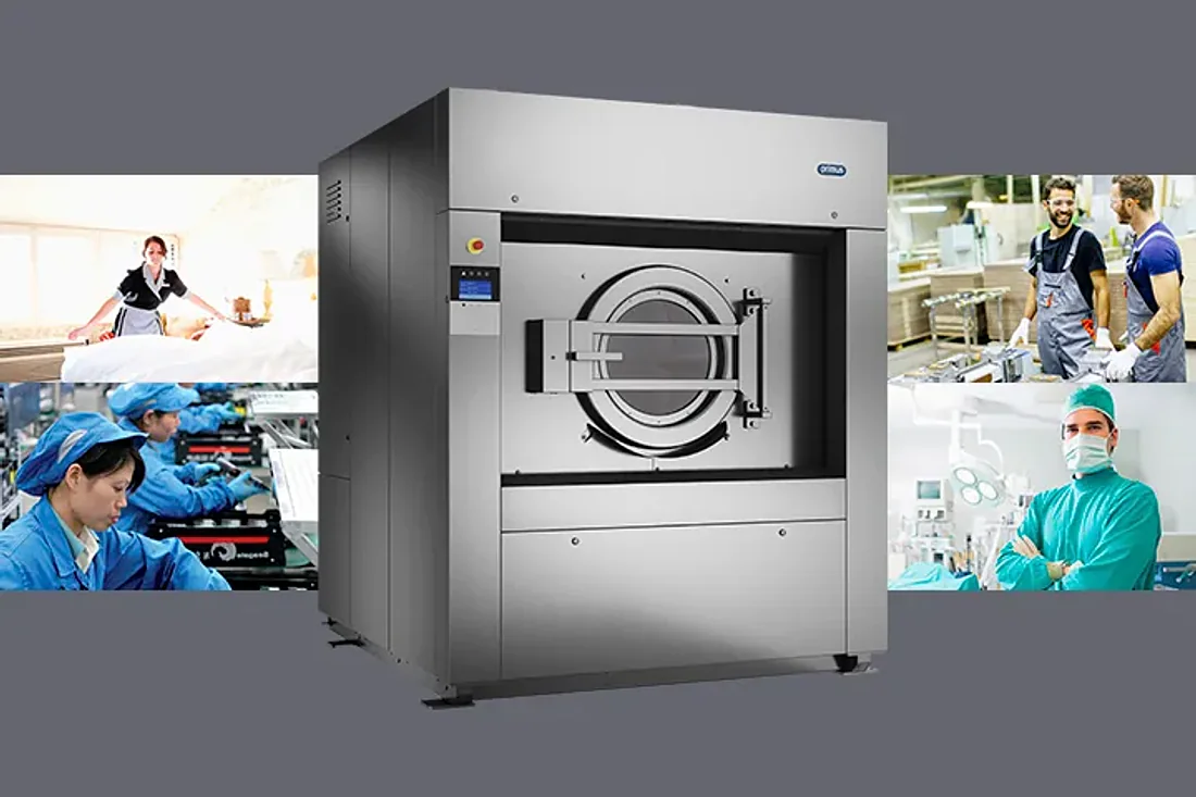 IDEAL PARA VARIOS SECTORES · Lavadora industrial Primus FS800