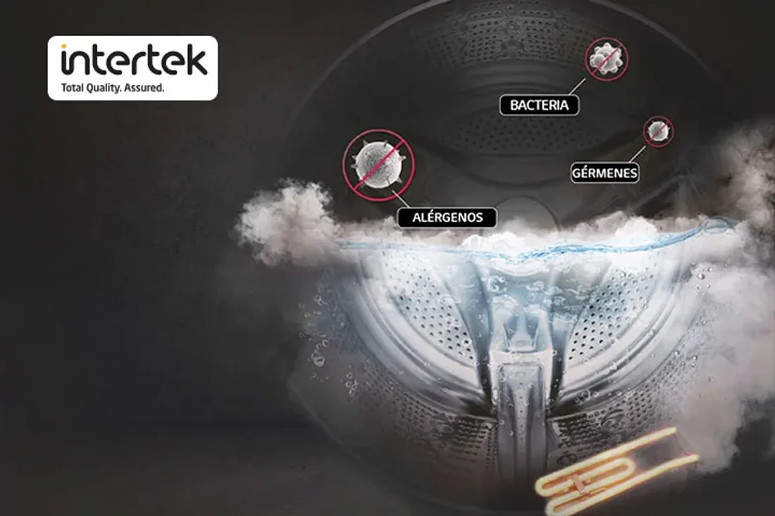 MÁS SALUDABLE · Lavadora semi industrial apilable LG Giant C Max
