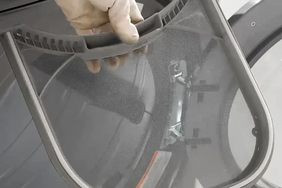 Filtro de Pelusa · Lavadora y secadora comercial apilable LG Giant-C+