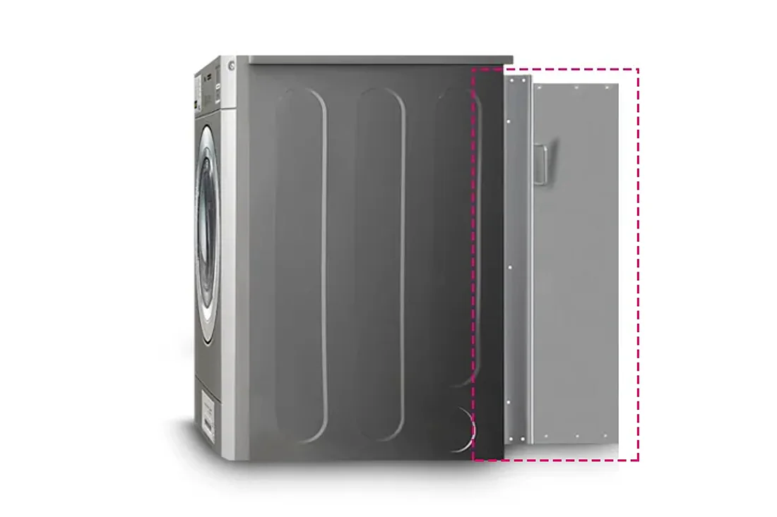 Quemador de gas · Secadora comercial a gas LG Titan-C