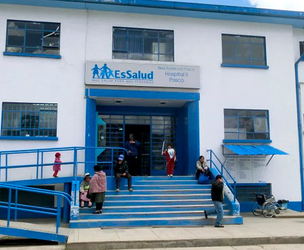 Equipamiento de lavandería industrial en la Red Asistencial de Pasco