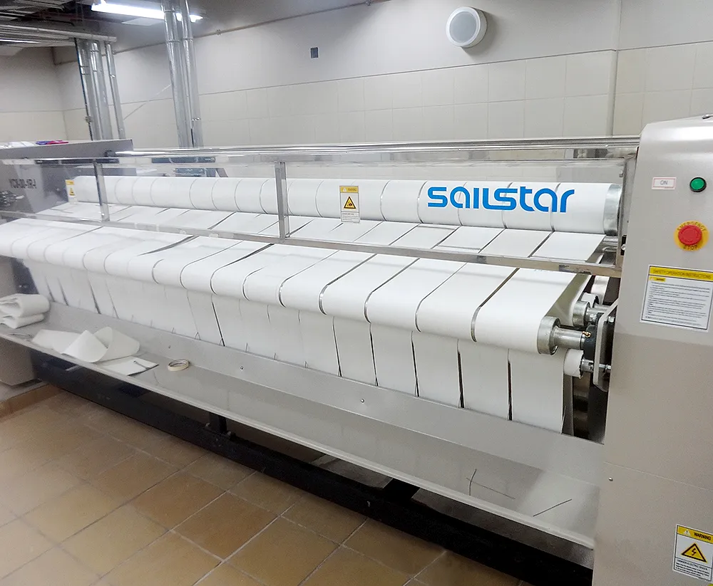 Equipos de lavandería industrial instalados